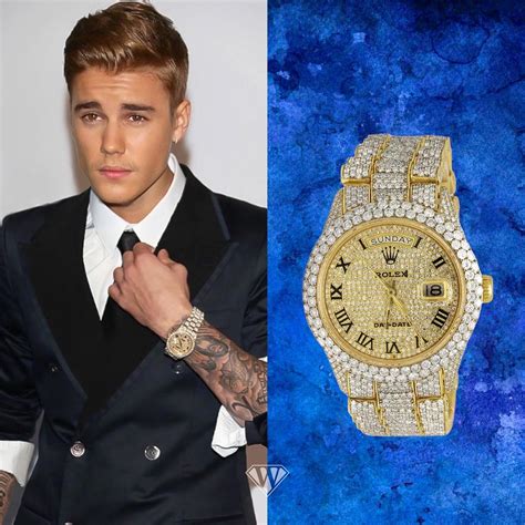 orologio justin bieber rolex oro|justin bieber rolex.